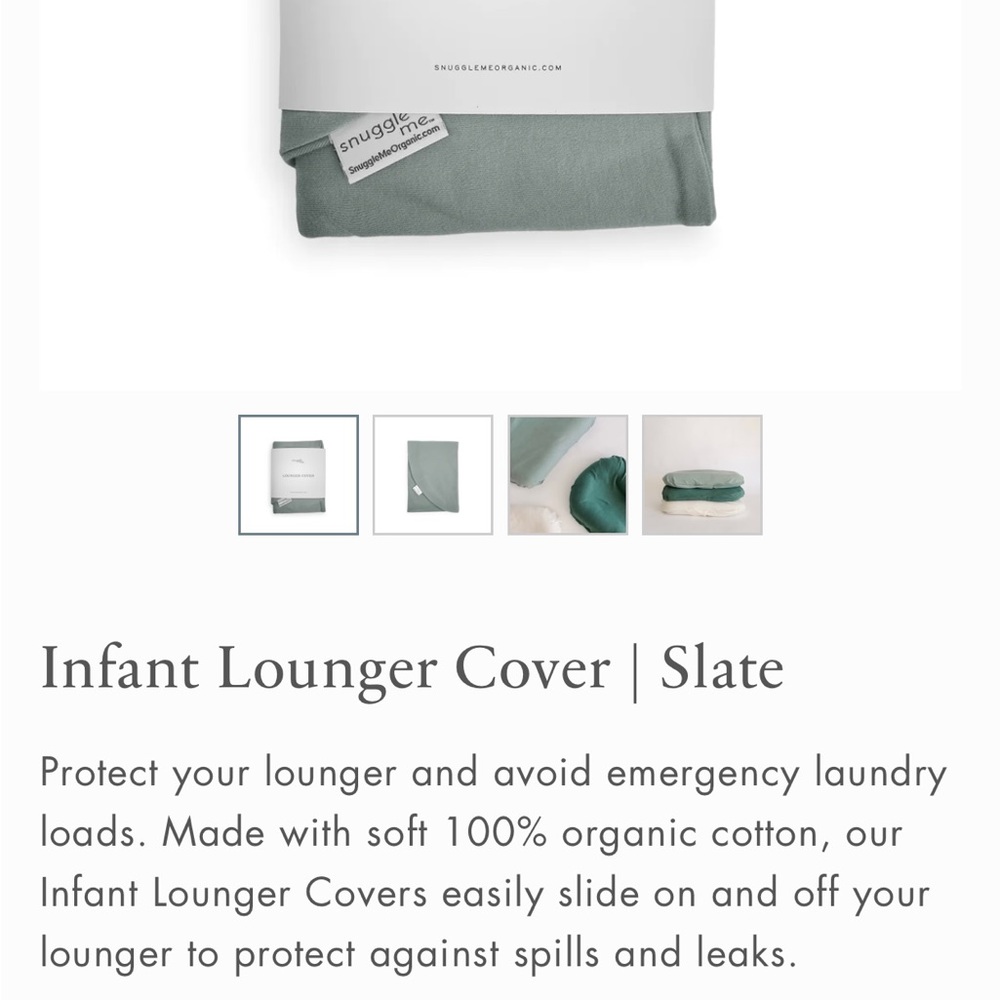 Snuggle Me Organics & infant Cover